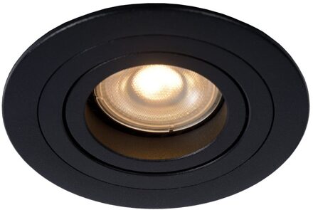 Lucide Tube - Inbouwspot - Ø 9 Cm - 1xgu10 - Zwart
