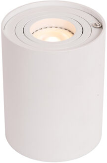 Lucide TUBE - Tafellamp - Ø 9,6 cm - LED 3 StepDim - GU10 - 1x5W 2700K - Wit