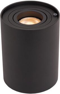 Lucide TUBE - Tafellamp - Ø 9,6 cm - LED 3 StepDim - GU10 - 1x5W 2700K - Zwart