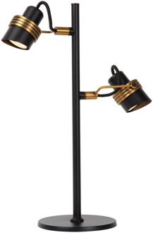 Lucide TUNDRAN - Tafellamp - 2xGU10 - Zwart
