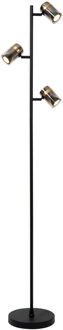 Lucide UPTON - Vloerlamp - 3xGU10 - Fumé