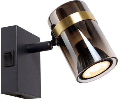 Lucide UPTON - Wandlamp - 1xGU10 - Fumé