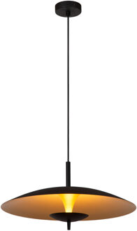 Lucide VULCAN - Hanglamp - Ø 47 cm - LED Dimb. - 1x9W 3000K - Zwart