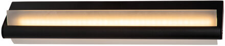 Lucide WANDA - Wandlamp Badkamer - LED - 1x15W 3000K - IP44 - Zwart
