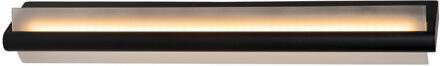 Lucide WANDA - Wandlamp Badkamer - LED - 1x19W 3000K - IP44 - Zwart