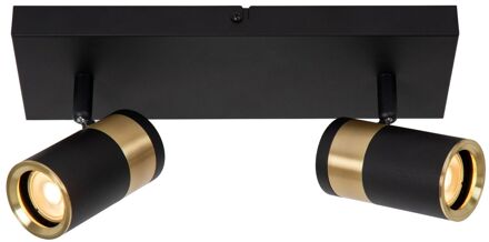 Lucide Wandlamp Gorik Zwart 2xgu10