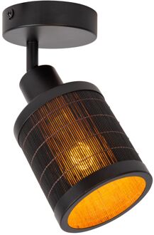 Lucide Wandspot Zwart ⌀10cm E27