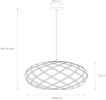 Lucide WOLFRAM Hanglamp 1xE27 - Mat Goud | Messing