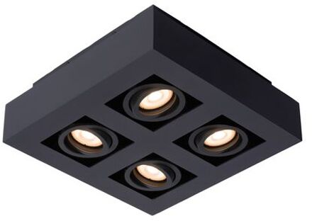 Lucide XIRAX - Plafondspot - LED Dim to warm - GU1 Zwart