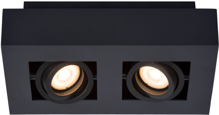 Lucide XIRAX - Plafondspot - LED Dim to warm - GU1 Zwart