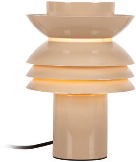 Lucide YINDRA - Tafellamp - Ø 17,5 cm - 1xE27 - Taupe | Vibes