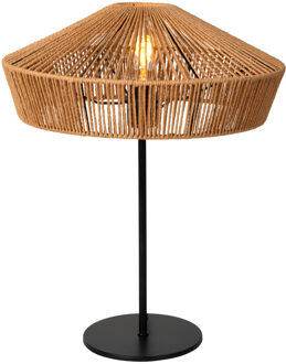 Lucide YUNKAI Tafellamp 1xE27 - Naturel Bruin