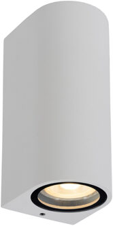 Lucide ZARO - Wandspot / Wandlamp Binnen/Buiten - 2xGU10 - IP65 - Wit