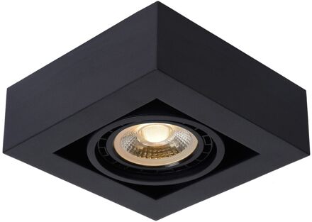 Lucide ZEFIX - Plafondspot - LED Dim to warm - GU10 (ES111) - 1x12W 2200K/3000K - Zwart