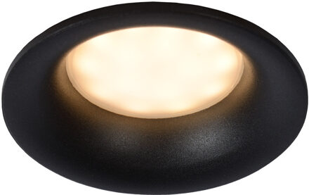 Lucide Ziva Inbouwspot Badk.-zwart-ø8,5-1xgu10-5w-ip44