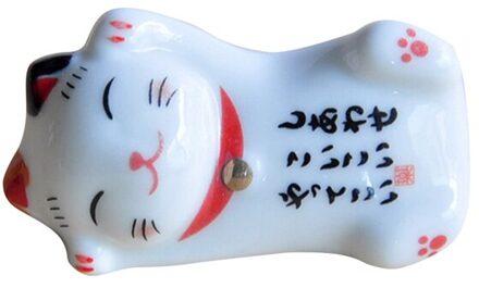 Lucky Cat Eetstokjes Houder Japanse Keramische Eetstokjes Zorg Keramische Lucky Cat Home Hotel Keramiek Leuke A3