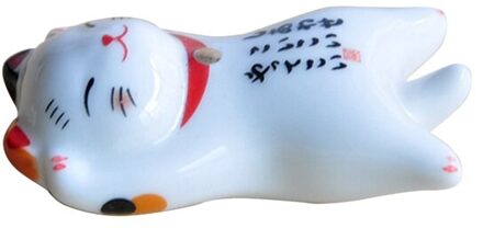 Lucky Cat Eetstokjes Houder Japanse Keramische Eetstokjes Zorg Keramische Lucky Cat Home Hotel Keramiek Leuke A5