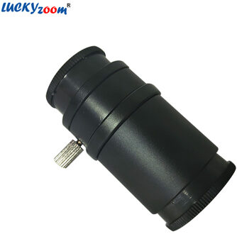 Lucky Zoom Stereo Microscoop Camera Adapter 1X C-Mount Adapter Voor Trinoculaire Microscoop Digitale Ccd Usb Camera Ctv Accessoires