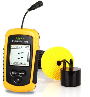 Luckyportable Fishfinder Sonar Sirene Alarm Transducer Fishfinder 0.7-100M Vissen Echolood FF1108-1 Fishfinder