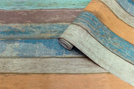 Luckyyj Schil En Stok Behang Verwijderbare Zelfklevende Behang Shiplap Meubels Vernieuwing Decoratieve Waterdichte Vinyl Film 45x100cm