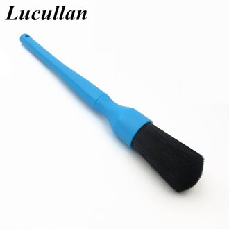 Lucullan 25Cm Super Finesse Zwart Haar Borstel Nooit Scratch Car Cleaning Detailing Accessoires Auto Workshop Gereedschap 1stk blauw handvat 25CM