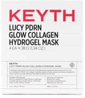 Lucy PDRN Glow Collagen Hydrogel Mask Set 38g x 4 sheets