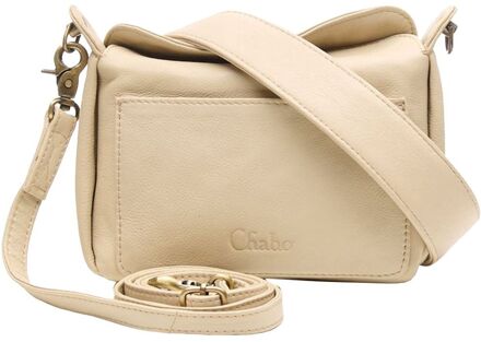 Lucy Small Shoulderbag creme damestas Beige - H 16 x B 22 x D 7 cm