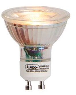 LUEDD Gu10 Led Lamp Flame Filament 1w 80 Lm 2200k