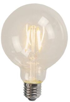 LUEDD QAZQA Filament LED lamp G95 4W 2700K helder