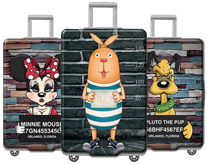 Luggage Case Suitcase Protective Cover Thicker Travel Travel Accessories Elastic Luggage Dust Cover Apply to 18''-32'' Suitcas