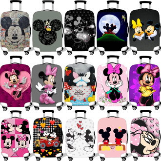Luggage Protective Cover Case For Elastic 18-32 Inch Suitcase Protective Cover Cases Covers Xl Travel Accessories Mickey Minnie