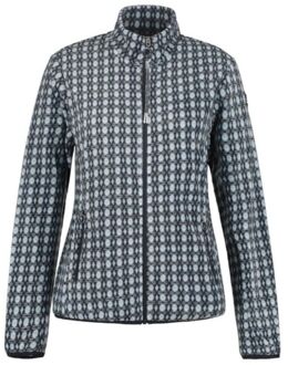 Luhta Auttoinen Casual Vest Dames S/36 Blauw dessin