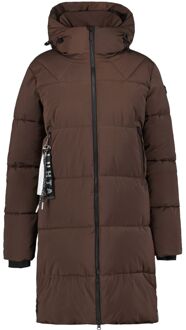 Luhta Eisele Casual Winterjas Dames 2XL/44 Bruin
