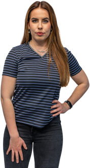 Luhta Holttila Casaul T-shirt Dames M/38 Donkerblauw