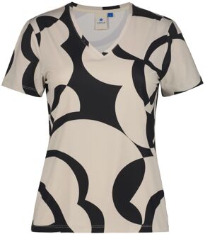 Luhta Ihalampi Casaul T-shirt Dames 2XL/44 Zwart