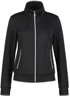 Luhta Illinsaari Casual Vest Dames S/36 Zwart dessin