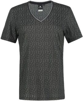 Luhta Ilonoja Casaul T-shirt Dames M/38 Zwart