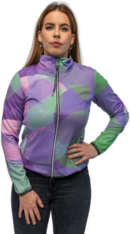 Luhta Ilveslinna Casual Vest Dames S/36 Paars dessin