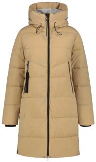 Luhta Inkoo casual winterjas dames Bruin - 40/L