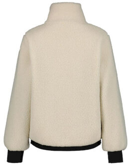 Luhta iskoinen fleece sweater met rits dames - Wit - XL