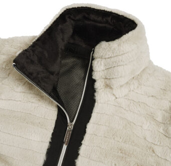 Luhta isolahti fleece sweater met rits dames - Wit