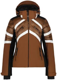 Luhta Kaamanen Ski Jas Dames M/38 Bruin dessin