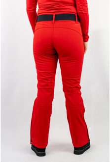 Luhta Softshell broek dames - maat XXL Rood