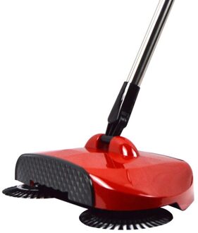 Lui Hand Push Stofzuiger Vegen En Dweilen De Vloer 2 In 1 Stofzuiger Huishoudelijke Schoonmaakmiddelen Set Badkamer Accessoires rood