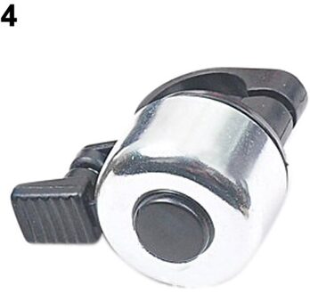 Luid Helder Geluid Fietsstuur Bell Fietsen Mini Alarm Waarschuwing Ring Fietsen Stuur Ring Fiets Call Fiets Accessoires zilver