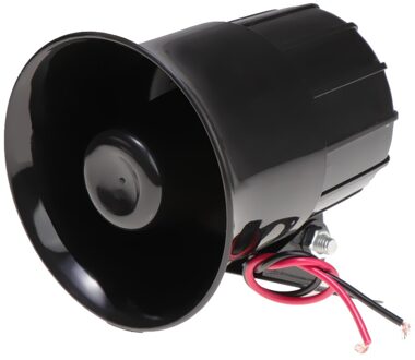 Luid Motorfiets Sirene Auto Hoorn Sirene Speaker Speaker Plastic Politie Brandweerman Dc 12V 15W