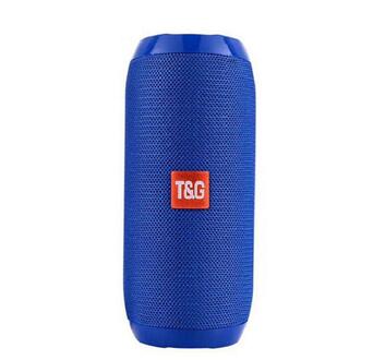 Luidspreker Draadloze Waterdichte Outdoor Stereo Mobiele Telefoon Draadloze Stereo Outdoor Draagbare Draagbare Stof Speaker blauw