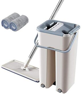 Luie Man Gratis Hand-Wassen Platte Schraper Mop Microfiber Mop Mop Emmer Staaf Mop Praktische Cleaning Tools MULTI
