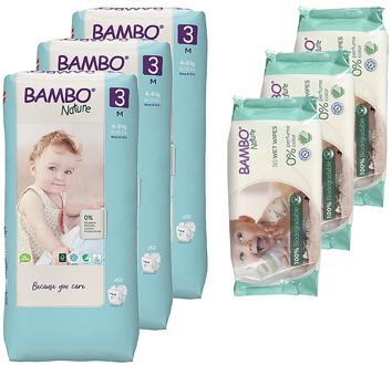 Luier Maat 3 156 stuks + Billendoekjes 150 stuks