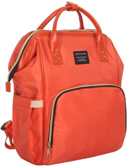 Luier Tote Bag-Mummie Rugzak Organizer - Nappy Changing Bag-Oranje